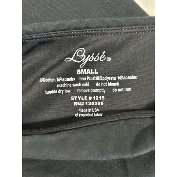 Lysse Tummy Control Capri Leggings in Black - Sz S - PreOwned - Picture 4 of 5